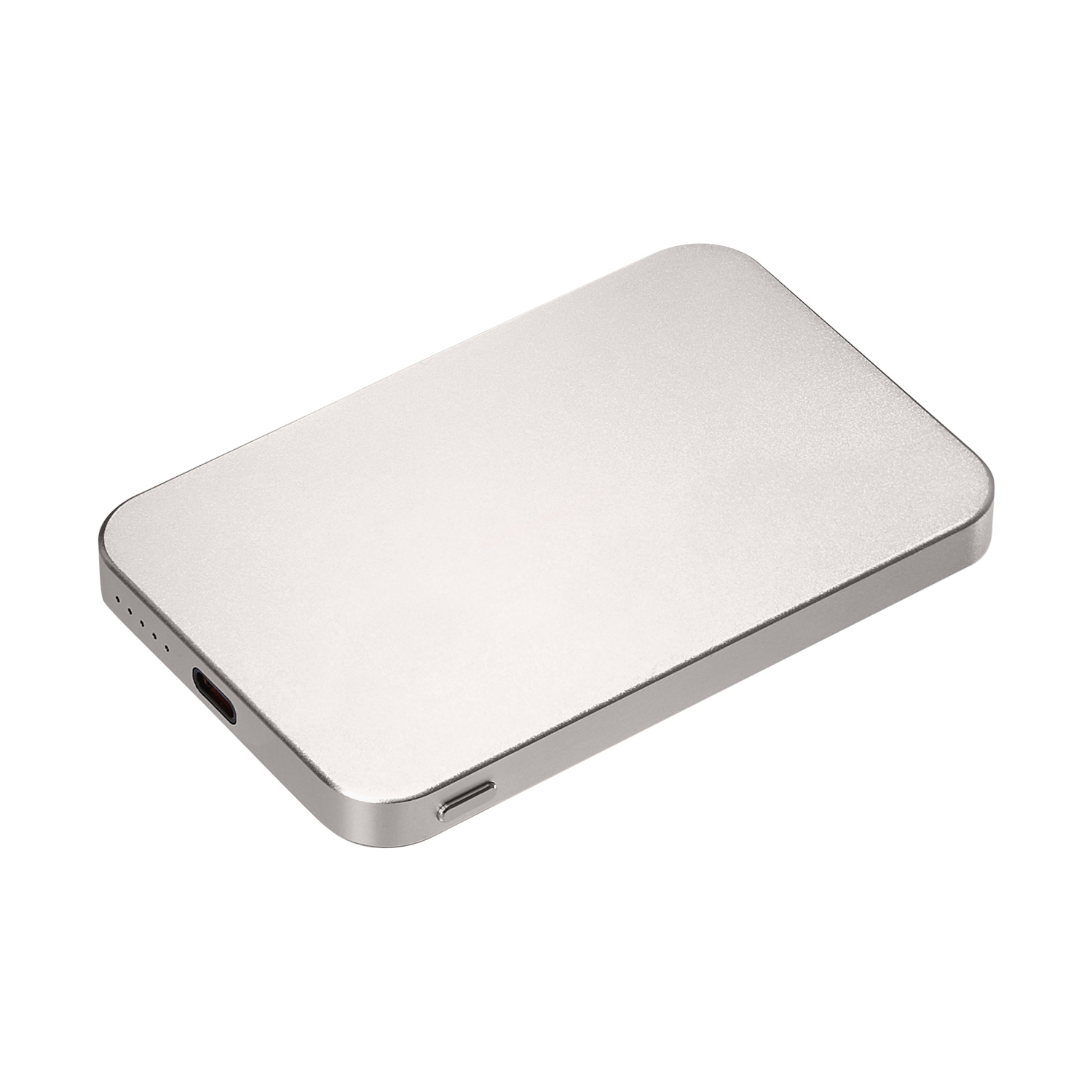 Внешний аккумулятор Artex PD 5000mAh с функцией беспроводной зарядки 15W, титановый / 