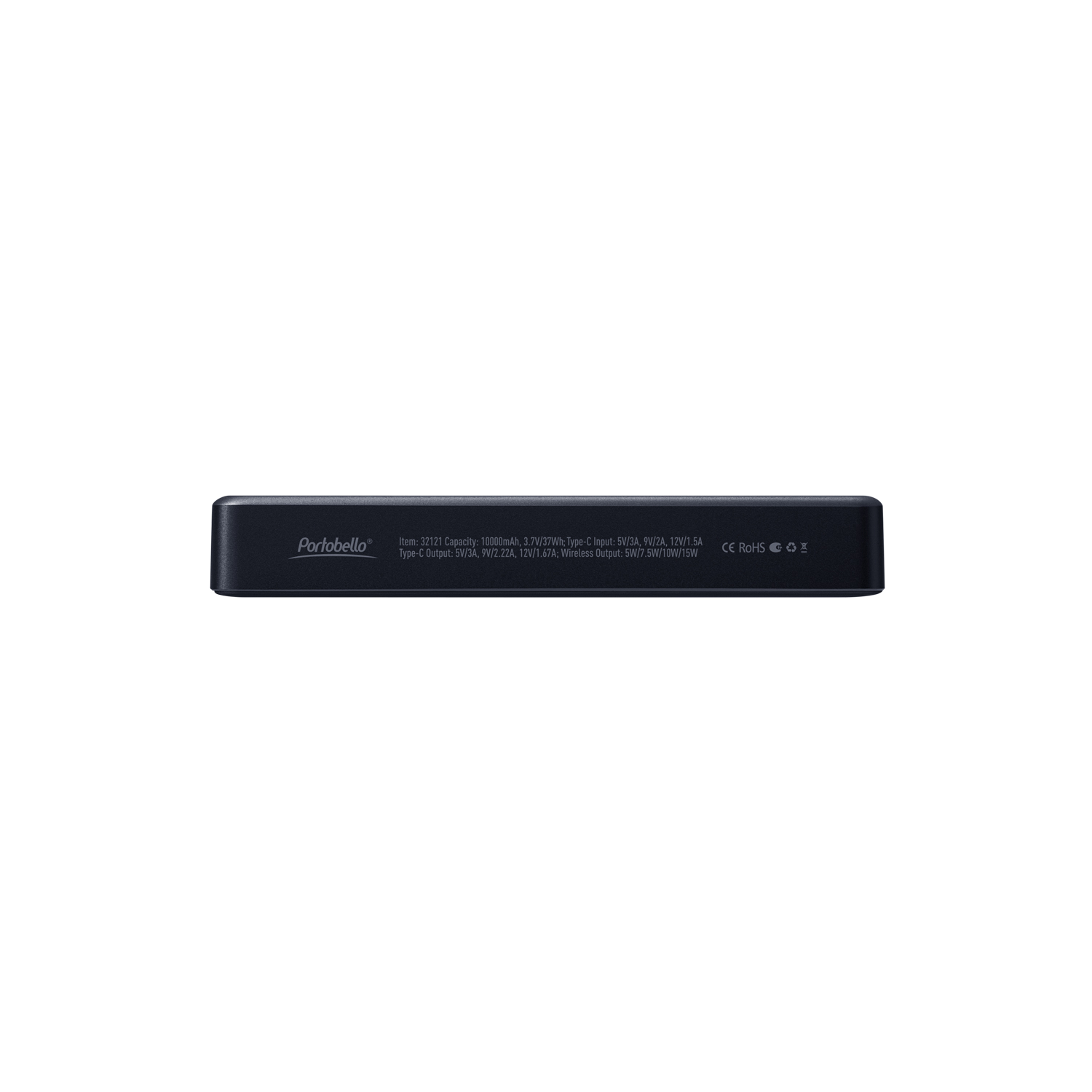 Внешний аккумулятор Atlantis PD Plus 10000mAh с функцией беспроводной зарядки 15W, синий / 