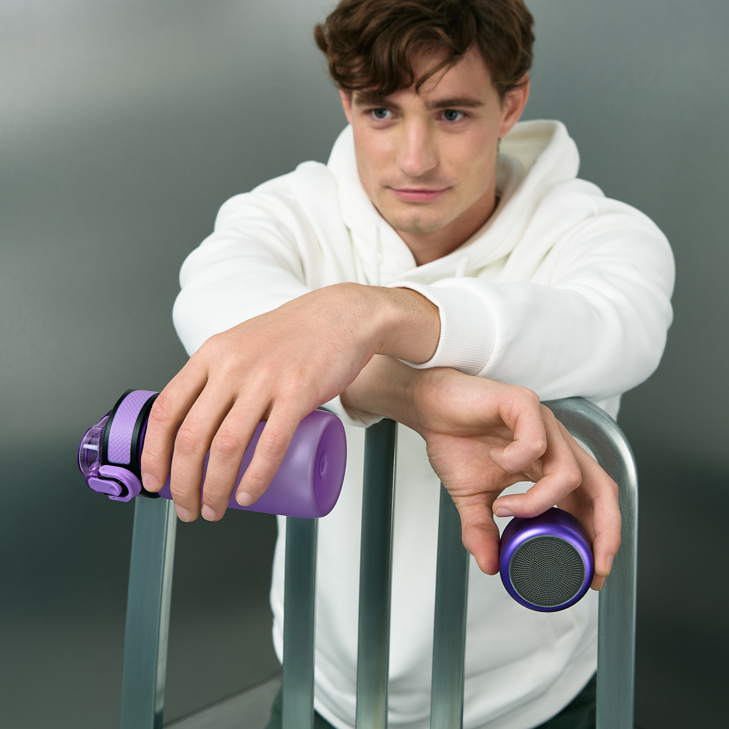Беспроводная колонка Passion 80dB 600 mAh (Bluetooth 5.4), фиолетовая / 