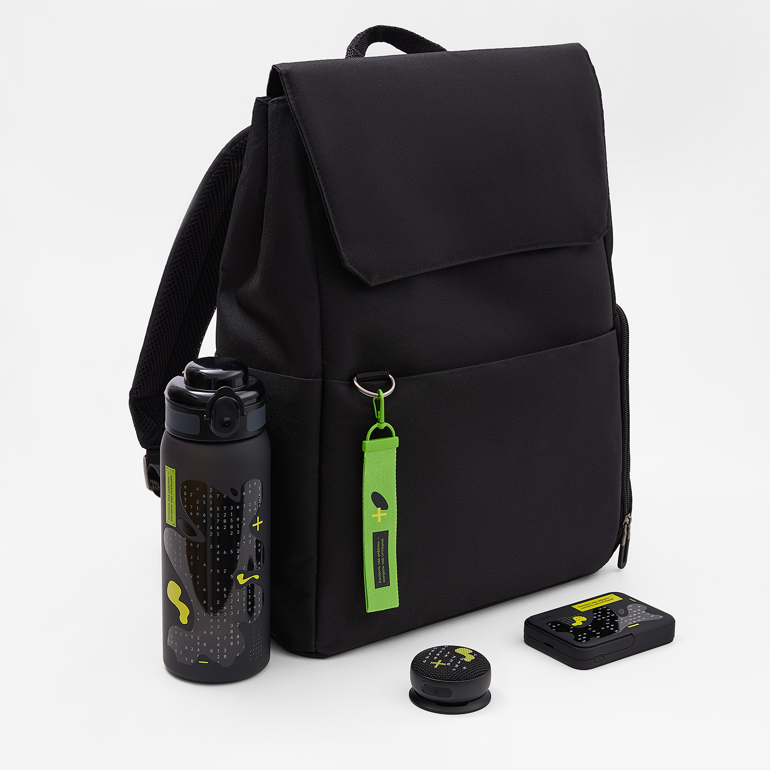 Внешний аккумулятор Union PD 10000mAh с функцией беспроводной зарядки 15W, черный / 