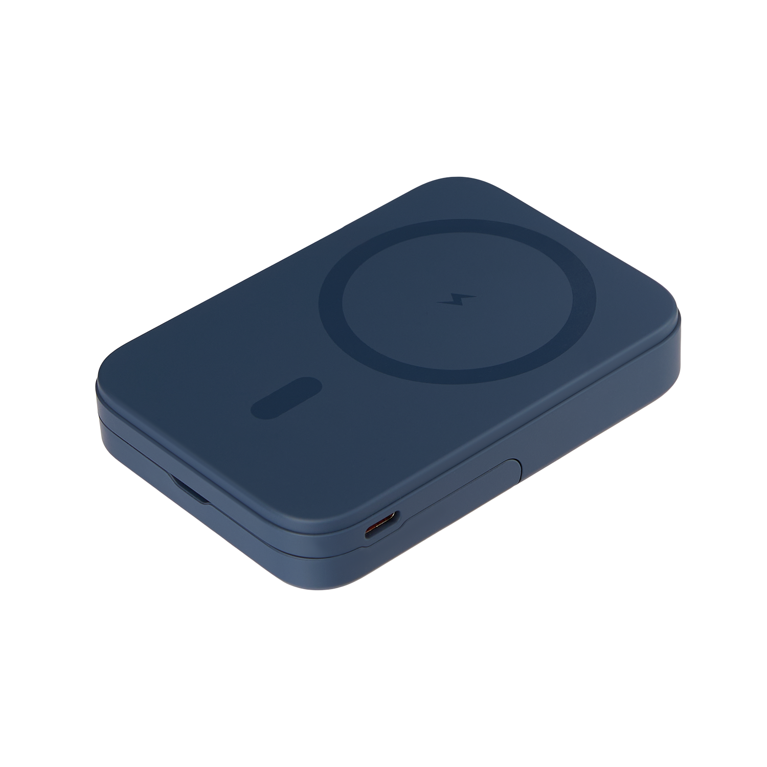 Внешний аккумулятор Union PD 10000mAh с функцией беспроводной зарядки 15W, синий / 