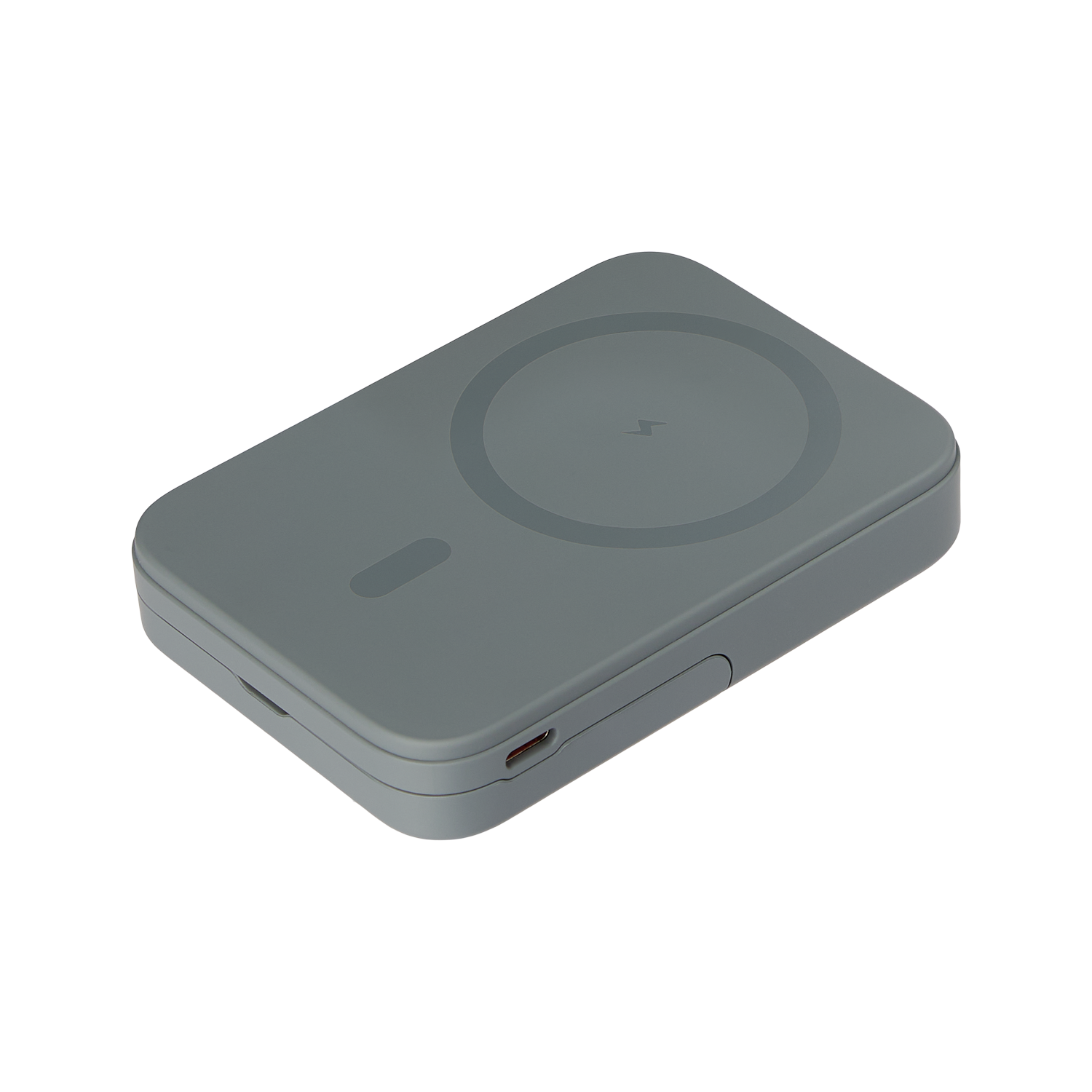 Внешний аккумулятор Union PD 10000mAh с функцией беспроводной зарядки 15W, серый / 