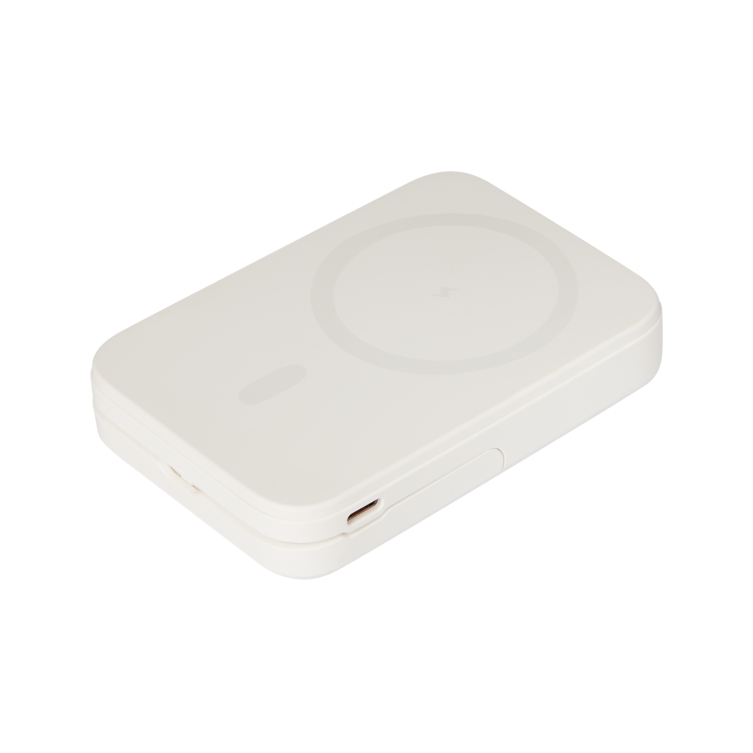 Внешний аккумулятор Union PD 10000mAh с функцией беспроводной зарядки 15W, белый / 