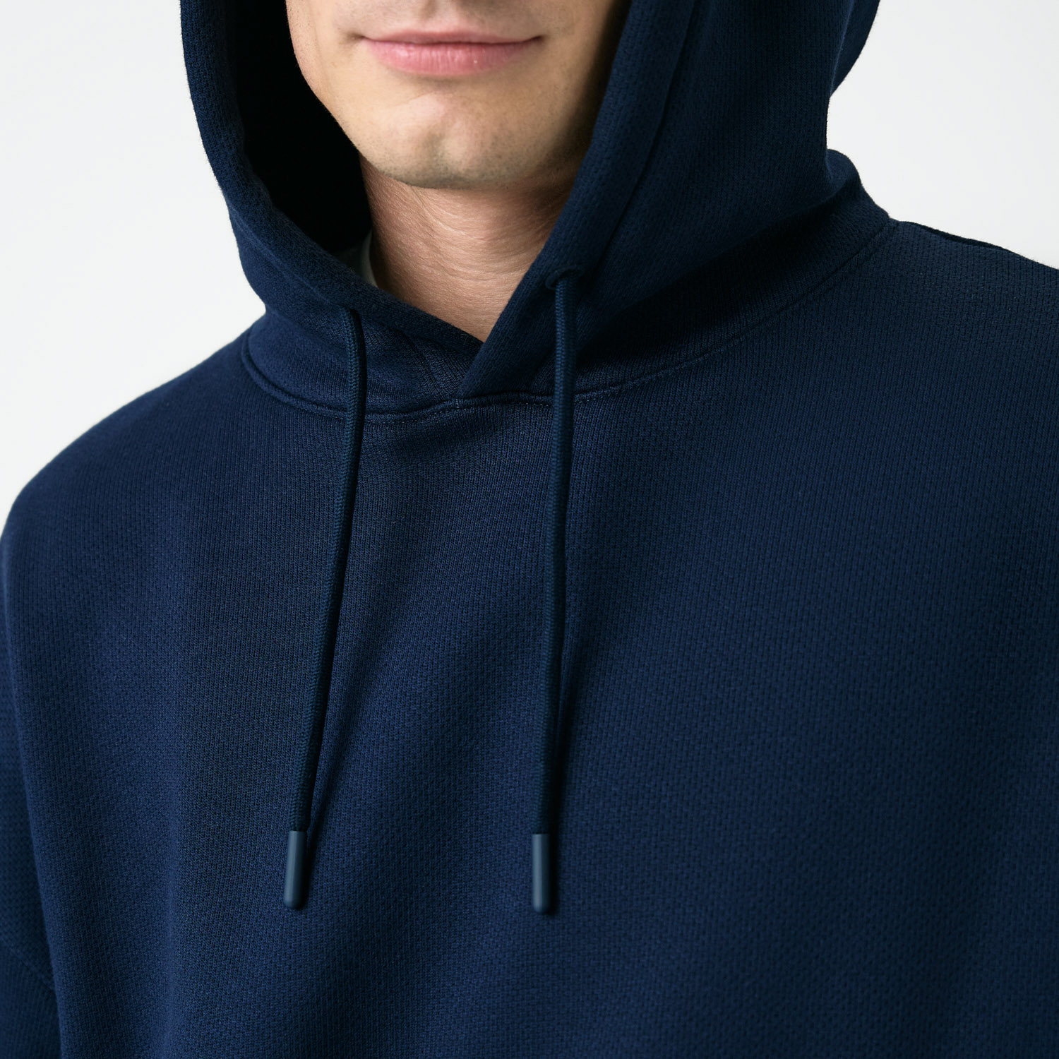 Худи релакс унисекс Баланс, с начесом, синий, размер XL/2XL / 