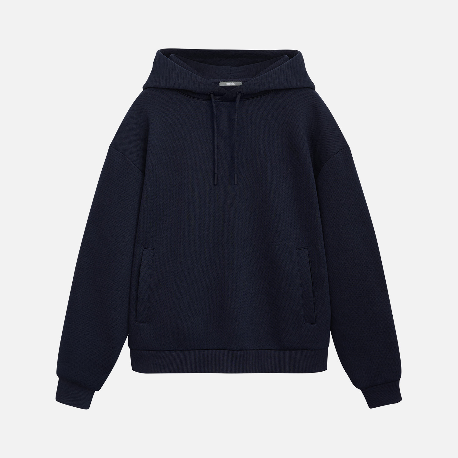 Худи релакс унисекс Баланс, с начесом, синий, размер 3XL/4XL / 