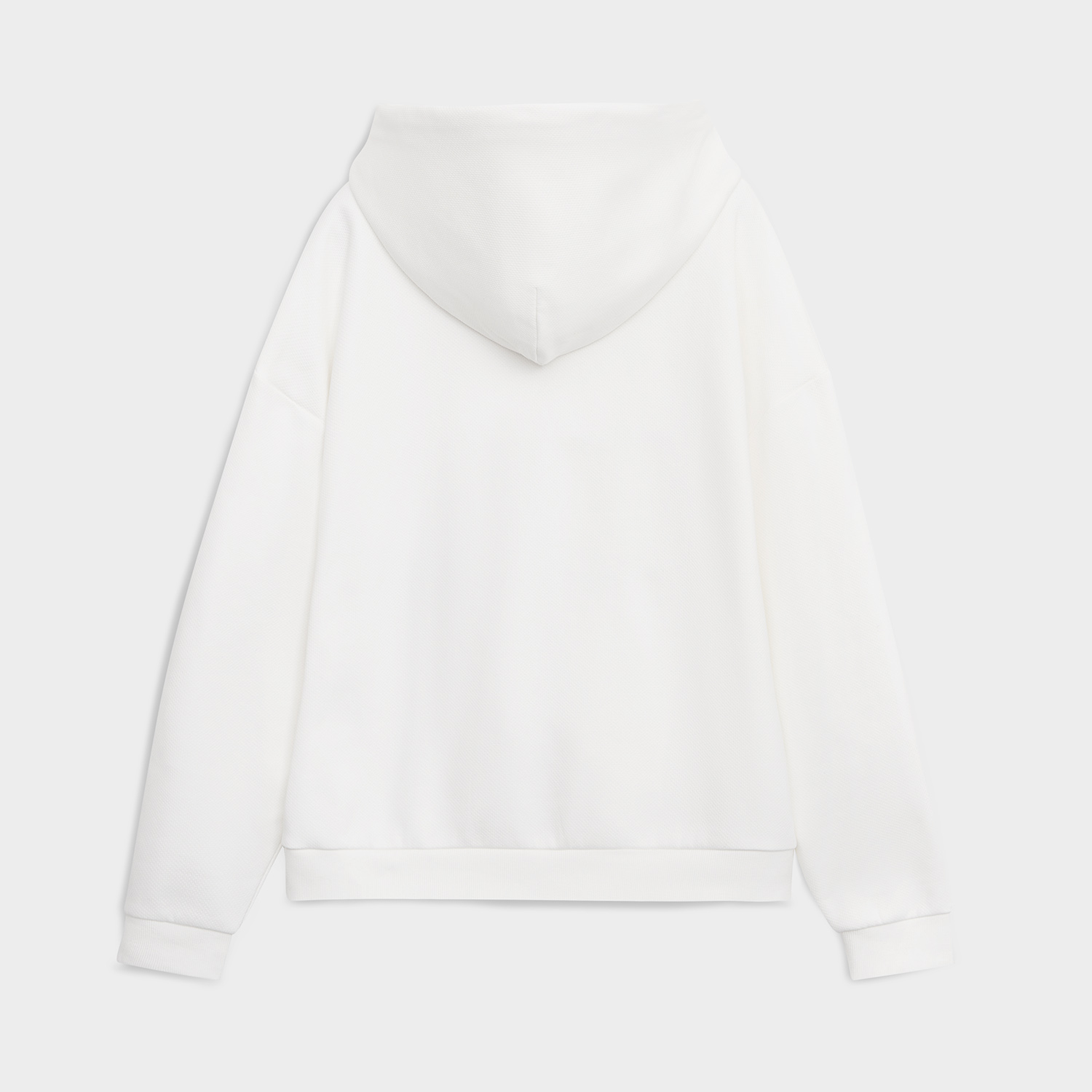 Худи релакс унисекс Баланс, с начесом, белый, размер 3XL/4XL / 