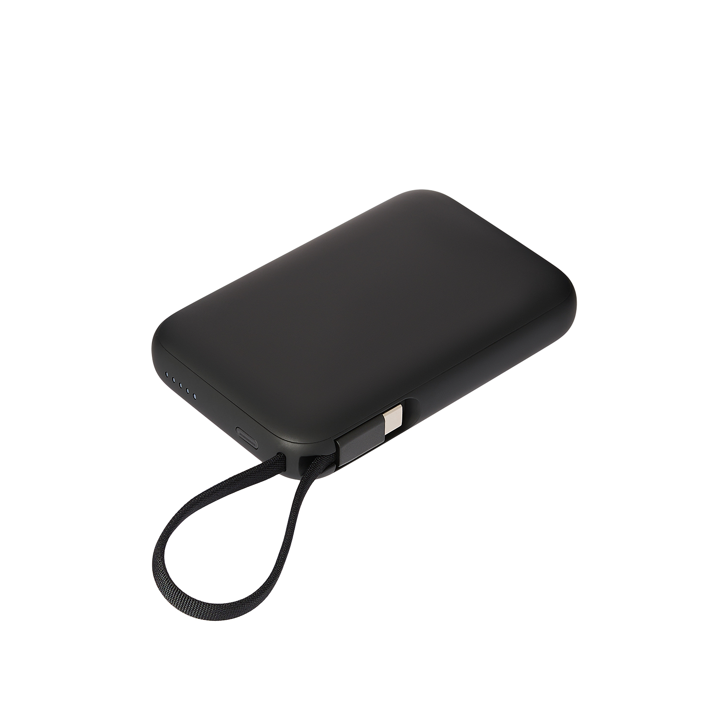 Внешний аккумулятор Комбо (Combo) 4-в-1 10000mAh с функцией беспроводной зарядки 15W, черный / 