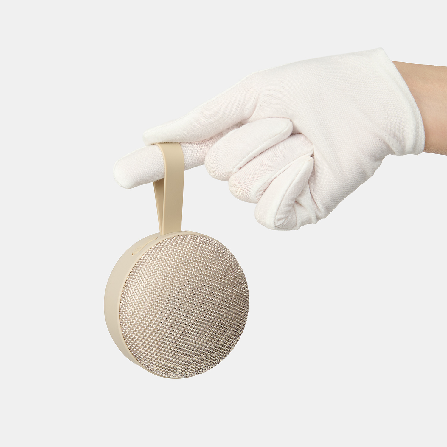 Беспроводная колонка Сэнд (Sand) 900 mAh, бежевая / 