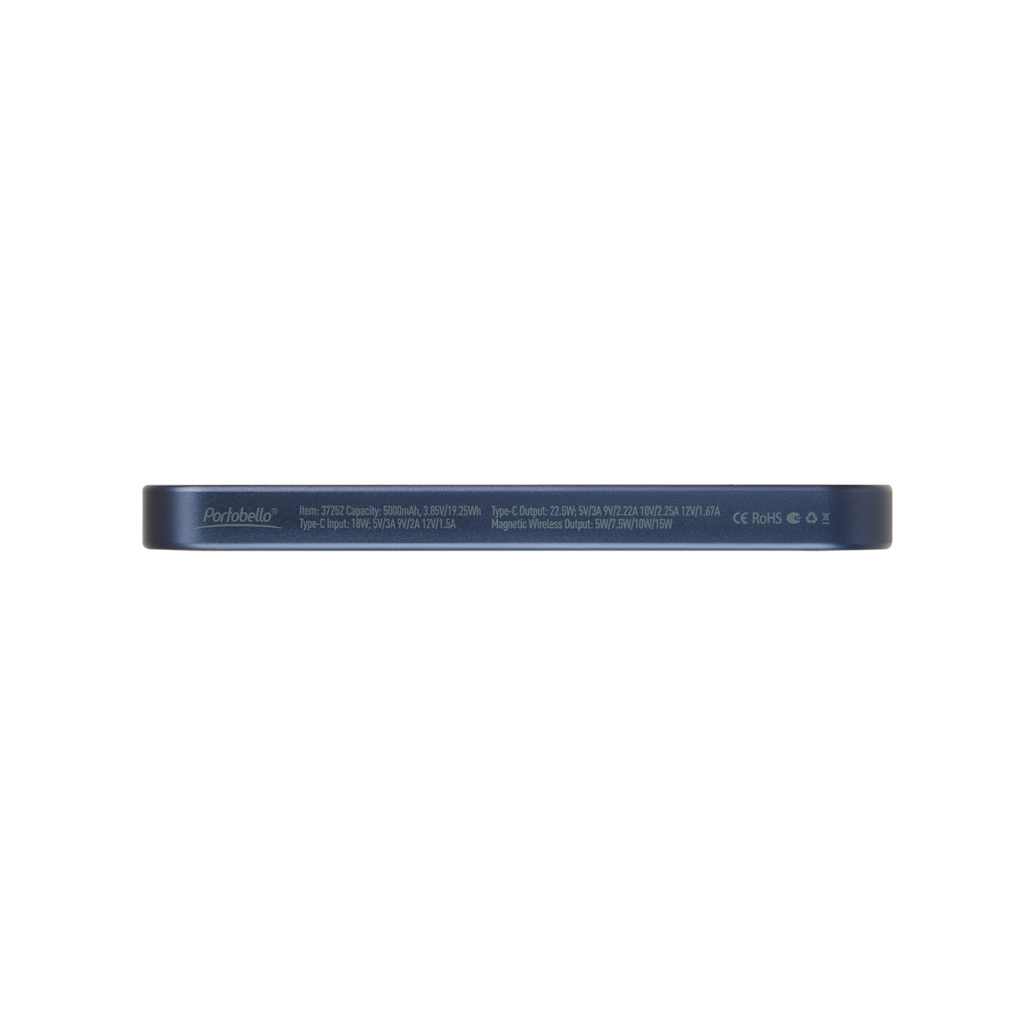 Внешний аккумулятор Артекс PD (Artex PD) 5000mAh с функцией беспроводной зарядки 15W, синий / 