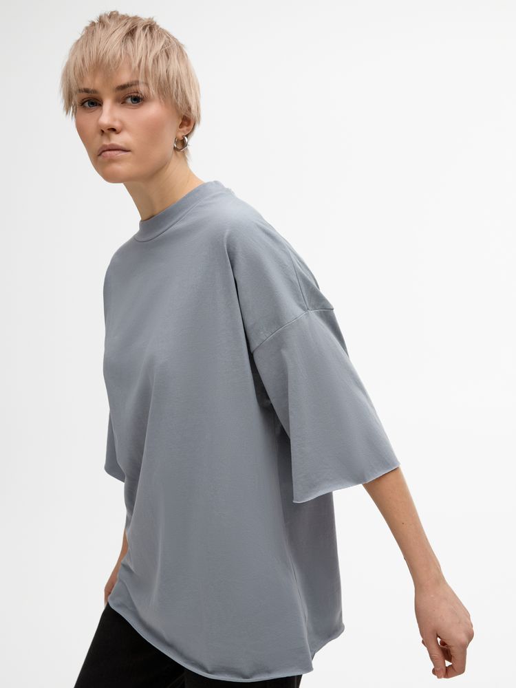 Футболка унисекс T1, серая / Миниатюра модельного (1000)