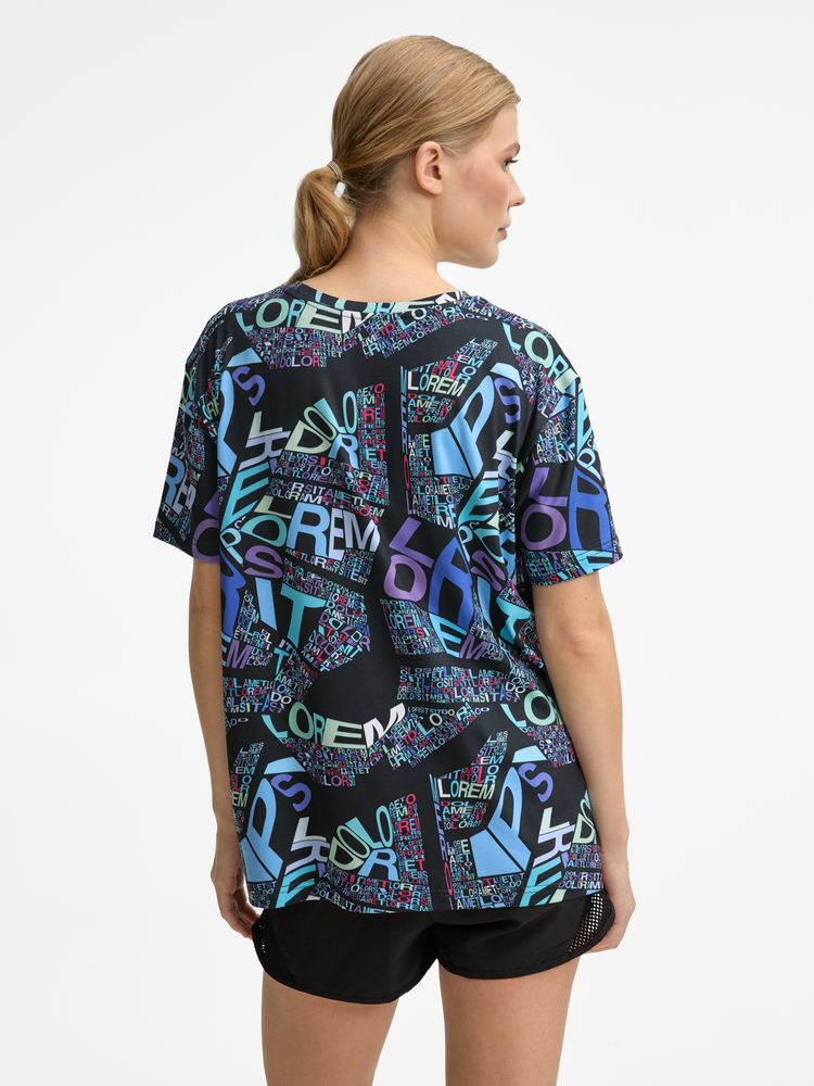 Футболка унисекс Senti с полной запечаткой на заказ / Миниатюра модельного (1000)