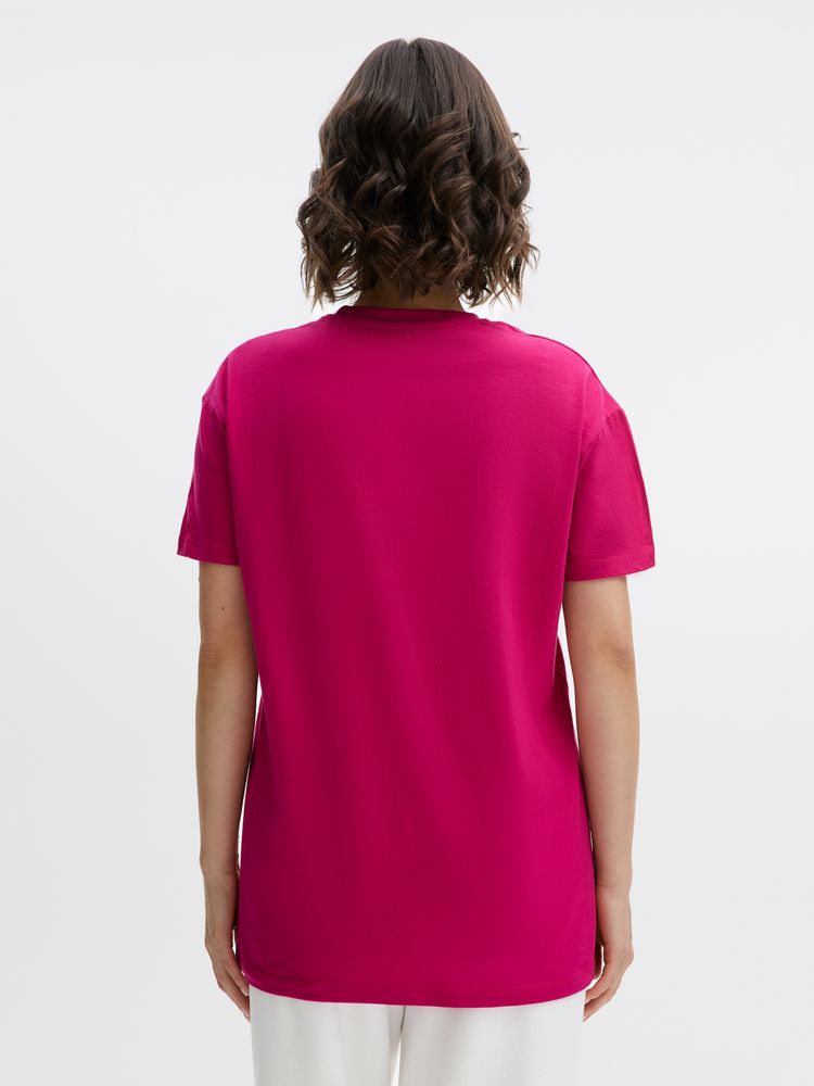Футболка Imperial 190, ярко-розовая (фуксия) / Миниатюра модельного (1000)