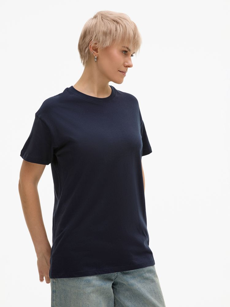 Футболка Regent 150, темно-синяя (navy) / Миниатюра модельного (1000)