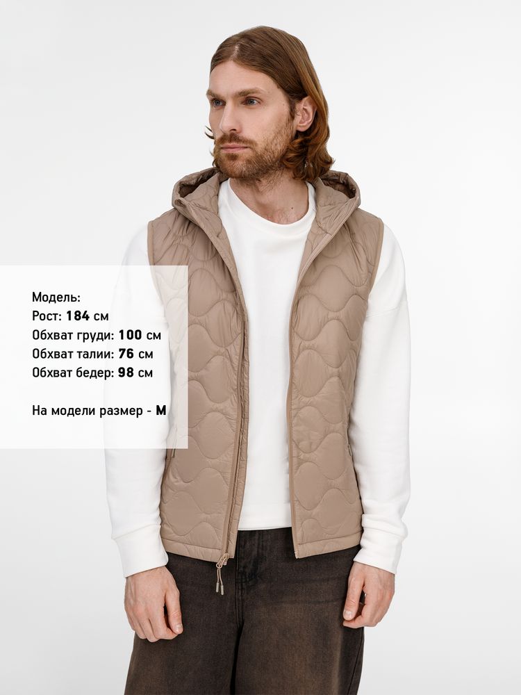 Жилет унисекс Tarnaby, бежевый / Миниатюра модельного (1000)