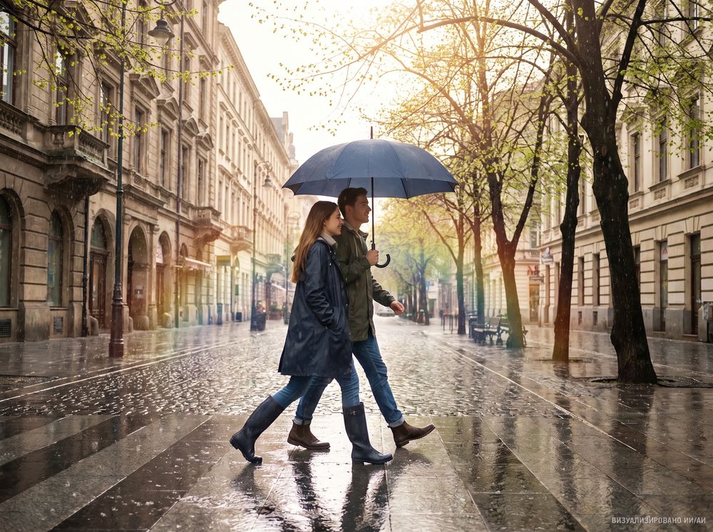 Зонт-трость Sombrella, темно-синий / Миниатюра модельного (1000)