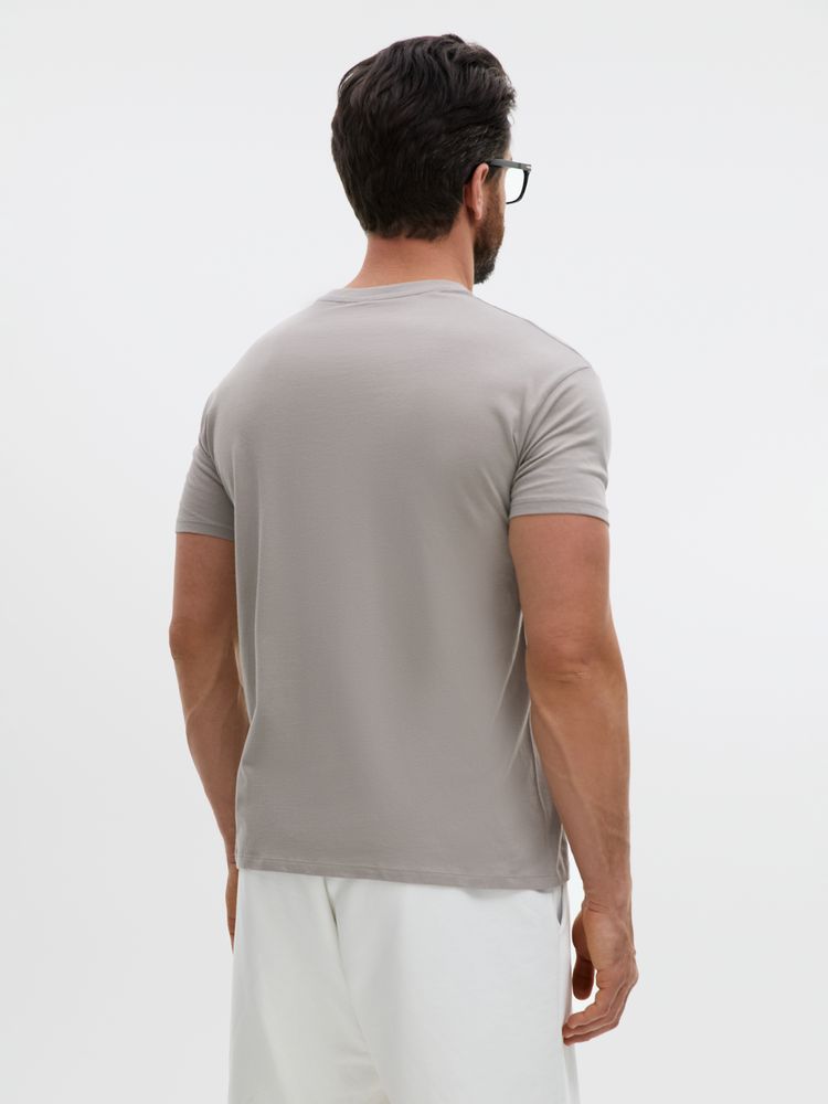 Футболка Regent 150, светло-серая / Миниатюра модельного (1000)