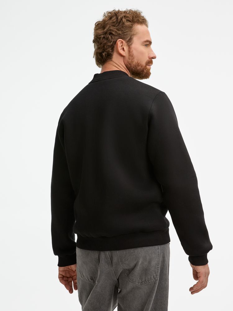 Бомбер унисекс AtmosWear, черный / Миниатюра модельного (1000)