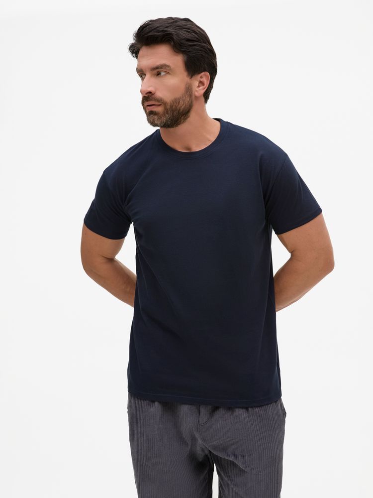 Футболка Regent 150, темно-синяя (navy) / Миниатюра модельного (1000)