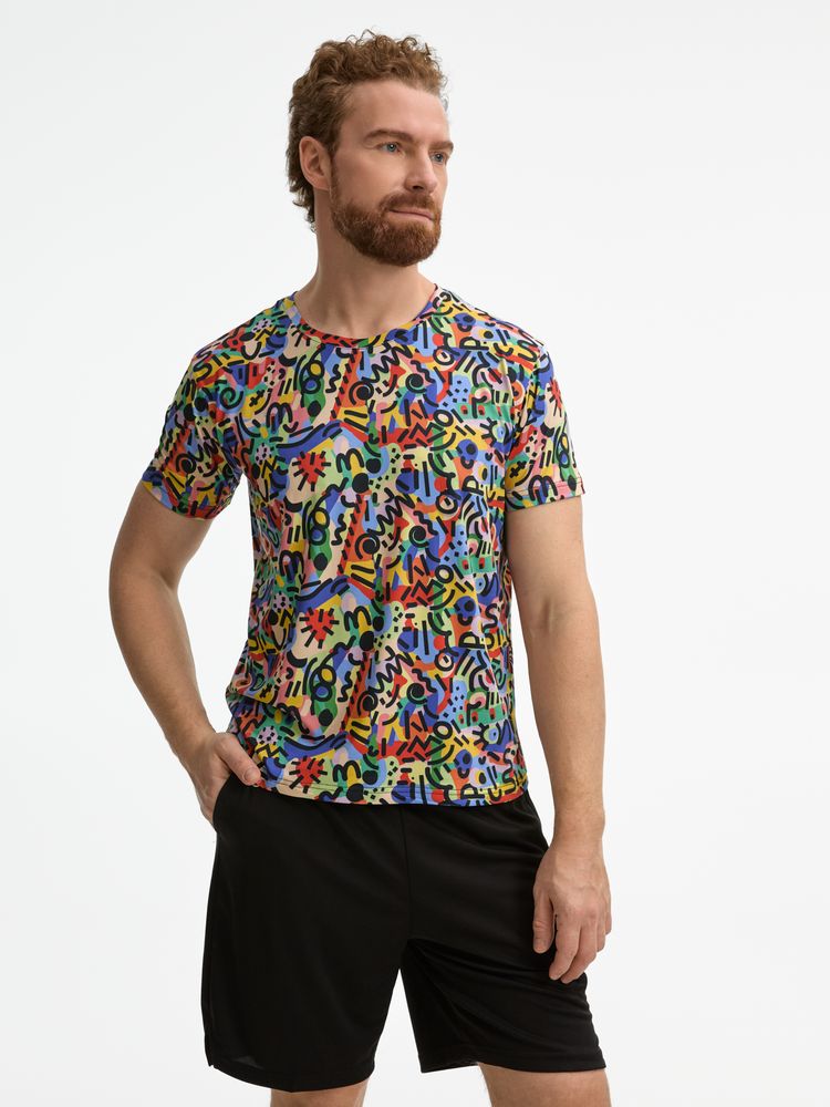 Футболка унисекс Senti с полной запечаткой на заказ / Миниатюра модельного (1000)