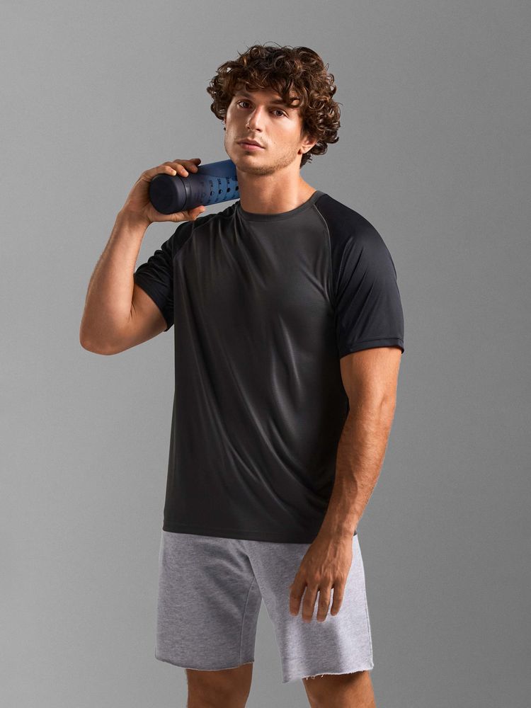 Футболка спортивная унисекс Vortex, молочно-белая / Миниатюра модельного (1000)