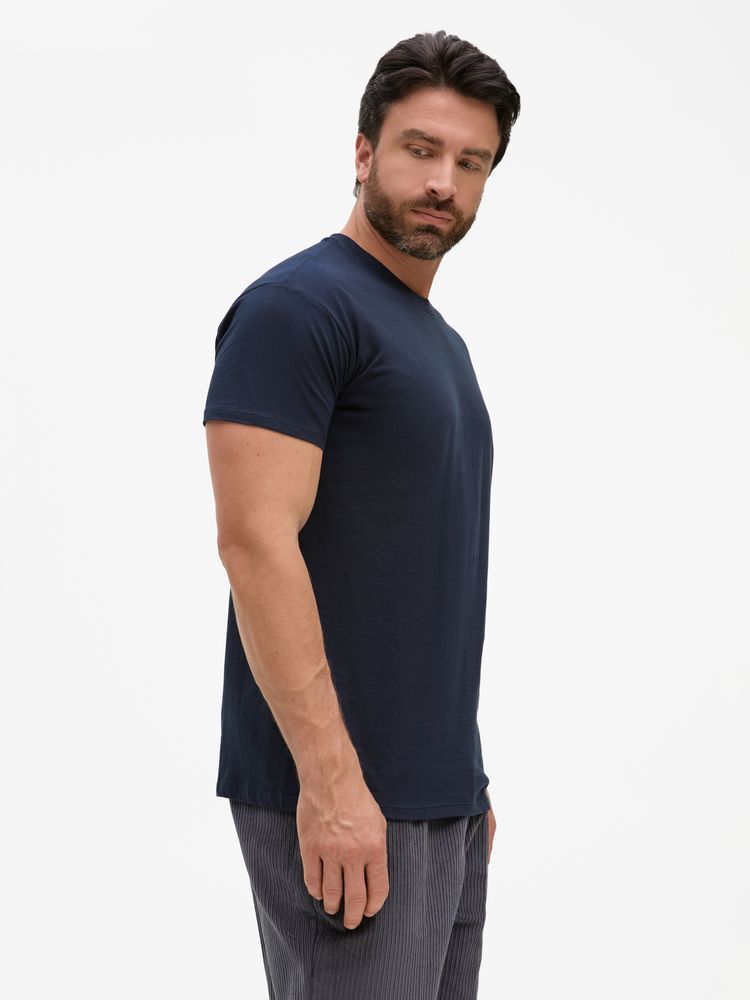 Футболка Regent 150, темно-синяя (navy) / Миниатюра модельного (1000)