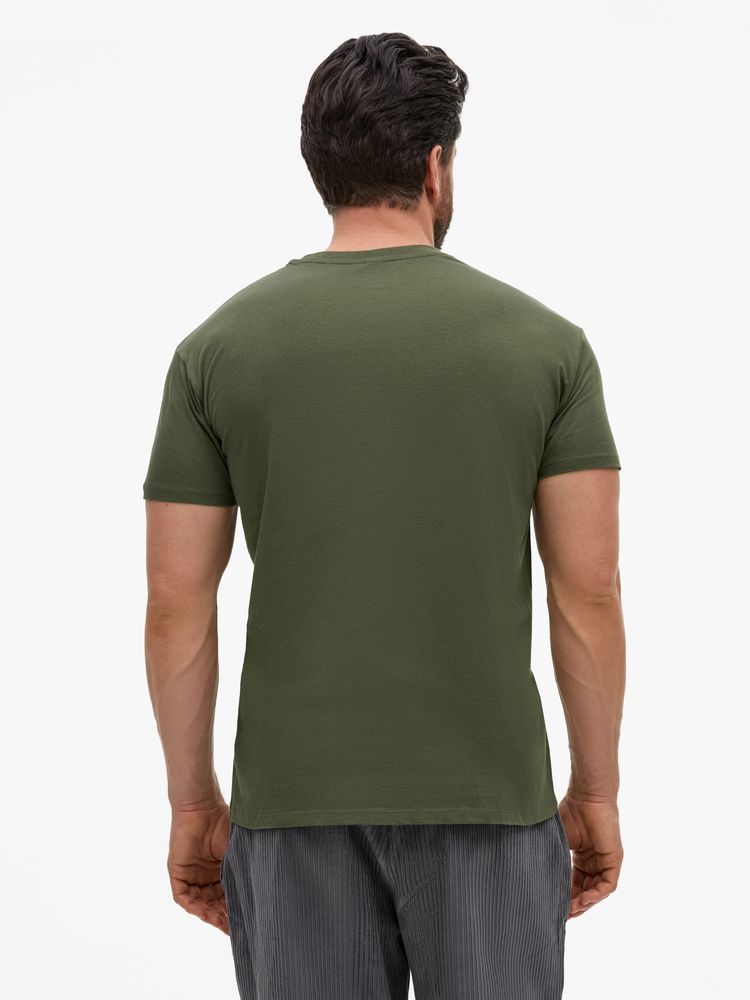 Футболка унисекс Regent 150, темный хаки / Миниатюра модельного (1000)