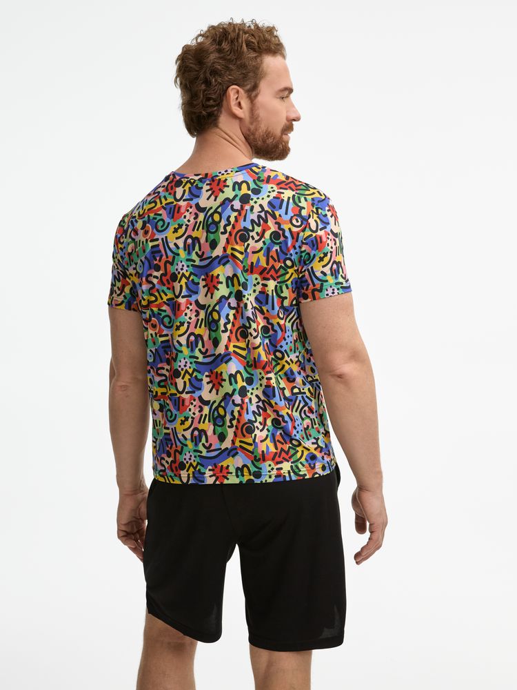 Футболка унисекс Senti с полной запечаткой на заказ / Миниатюра модельного (1000)