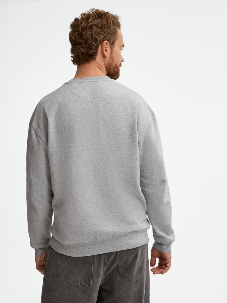 Свитшот унисекс Columbia, серый меланж / Миниатюра модельного (1000)