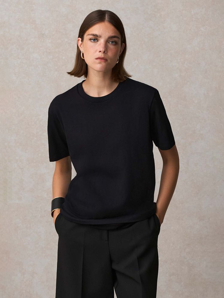 Футболка унисекс Lyam, молочно-белая / Миниатюра модельного (1000)