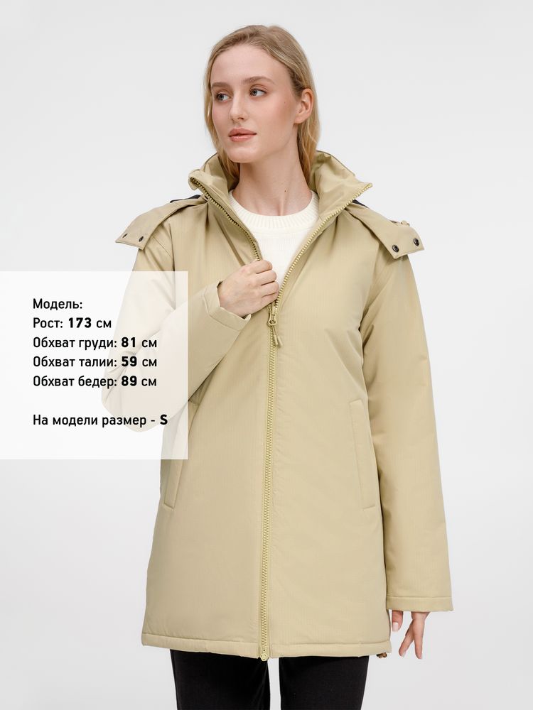 Куртка-парка унисекс Sfera, бежевая / Миниатюра модельного (1000)
