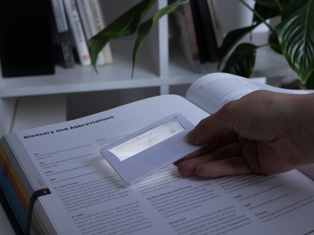 Лупа Visionary, белая / Миниатюра имиджевого (1000)