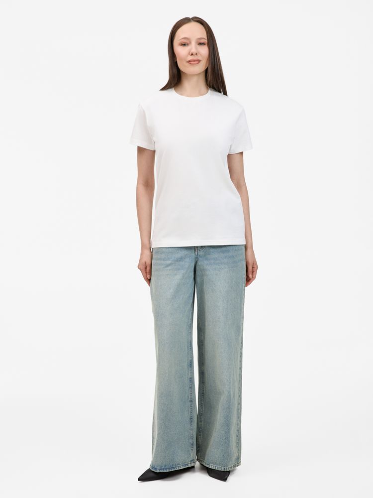 Футболка унисекс T-Bolka 200, белая / Миниатюра модельного (1000)