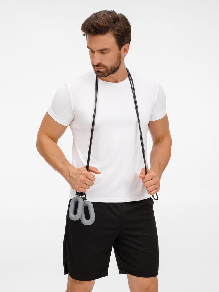 Мультифункциональная скакалка с эспандером Multi McFly, серая / Миниатюра модельного (1000)