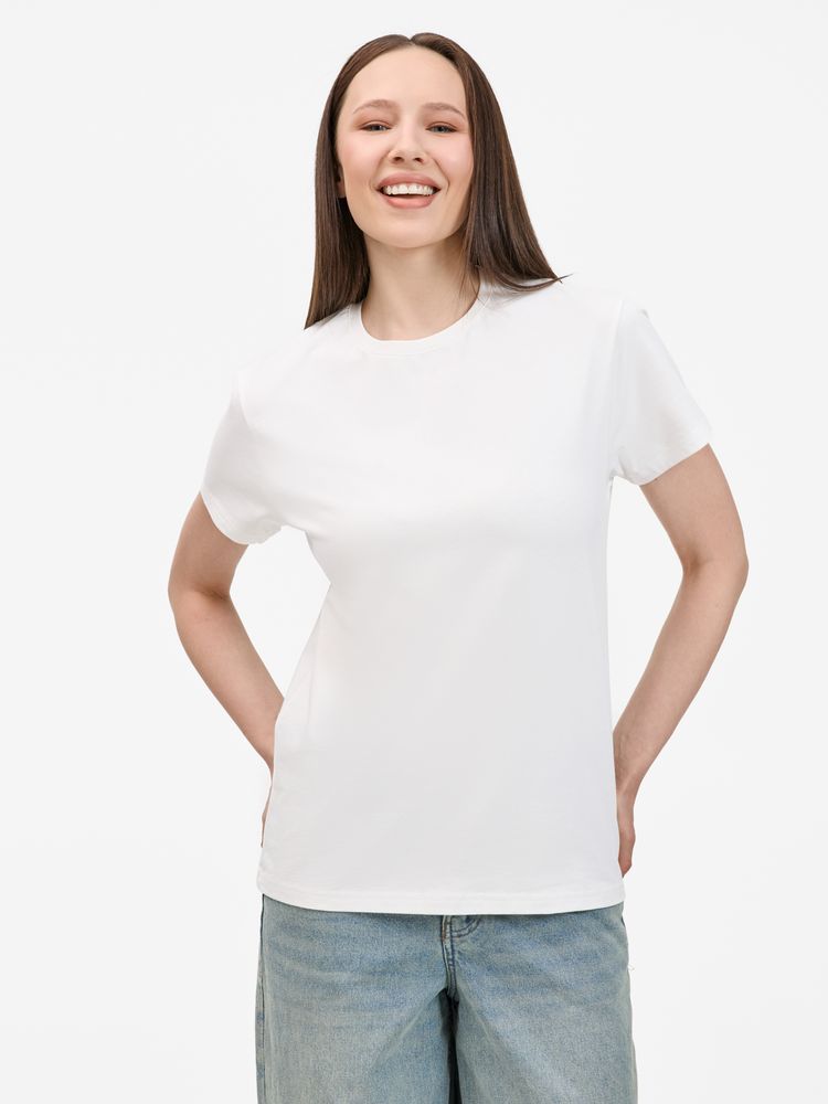 Футболка унисекс T-Bolka 200, белая / Миниатюра модельного (1000)