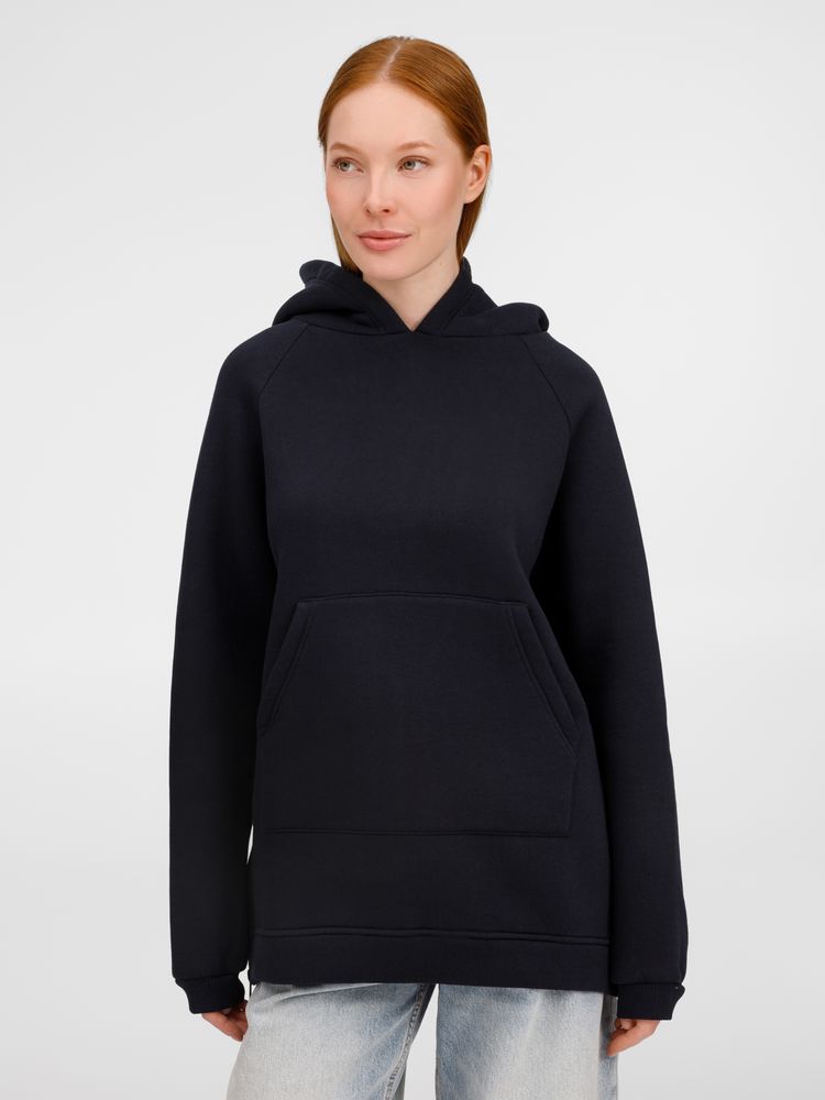 Худи унисекс оверсайз Easy Street, темно-синее / Миниатюра модельного (1000)