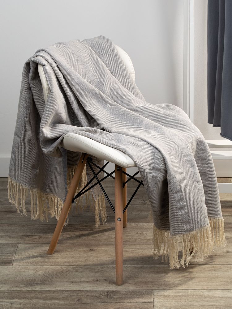 Плед «Сенеж», серый / Миниатюра имиджевого (1000)