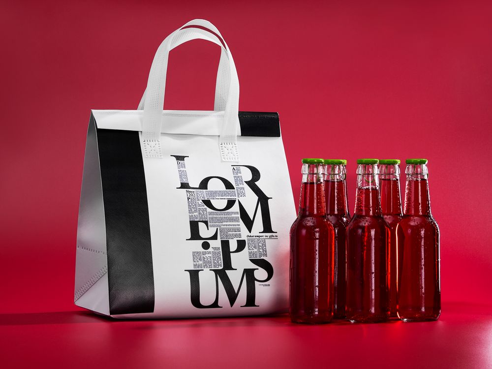 Термосумка «Термобэг» с печатью на заказ, L / Миниатюра имиджевого (1000)