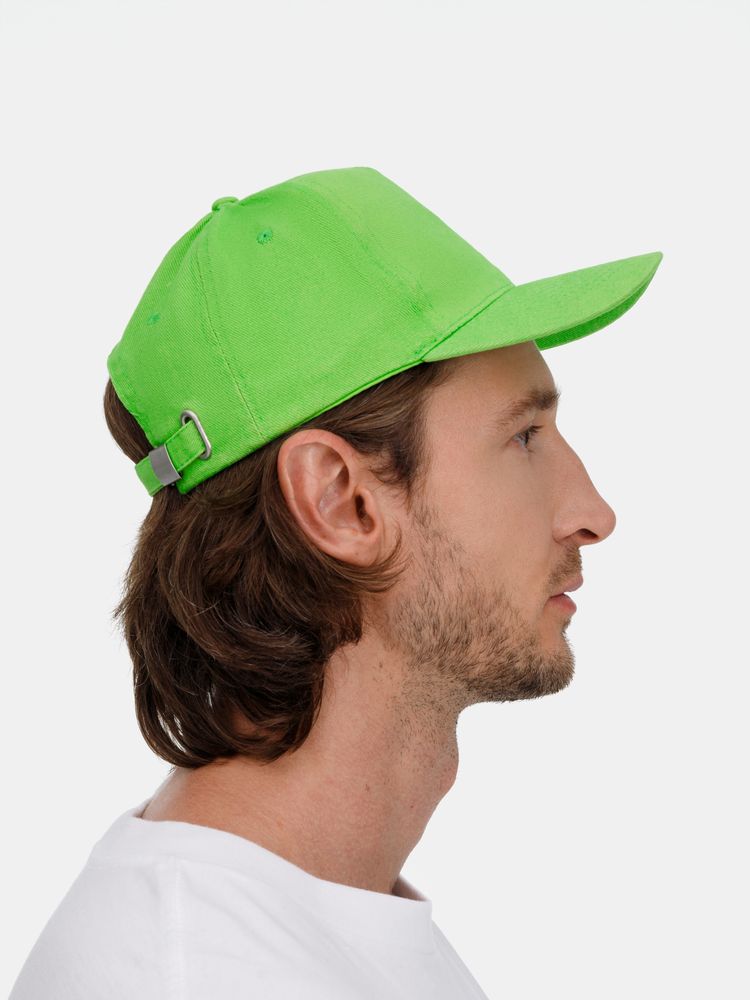 Бейсболка Long Beach, зеленое яблоко / Миниатюра модельного (1000)