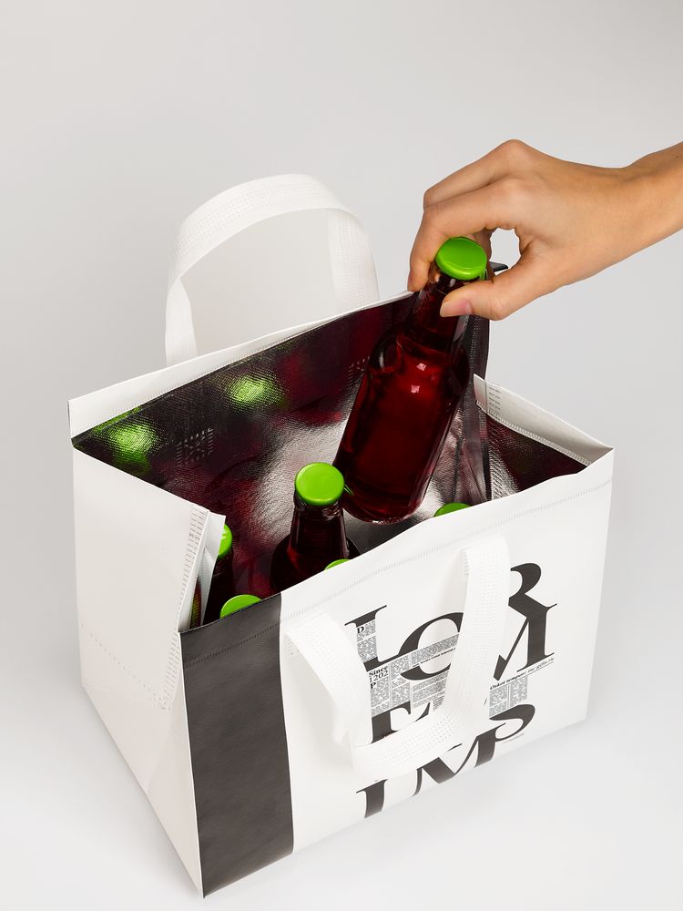 Термосумка «Термобэг» с печатью на заказ, L / Миниатюра имиджевого (1000)