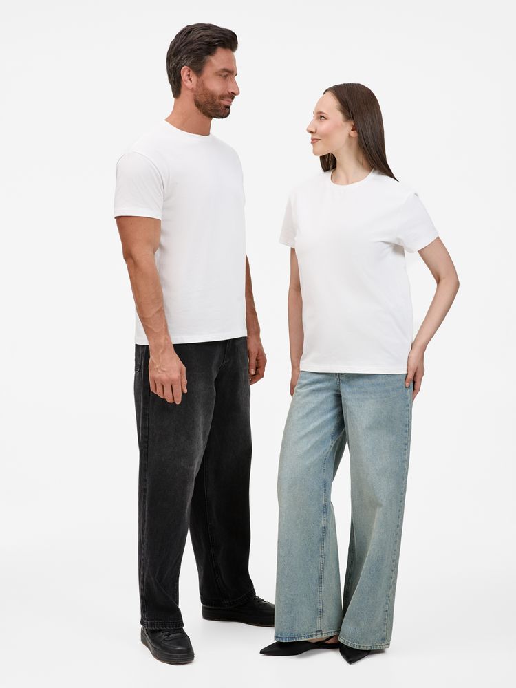 Футболка унисекс T-Bolka 200, белая / Миниатюра модельного (1000)