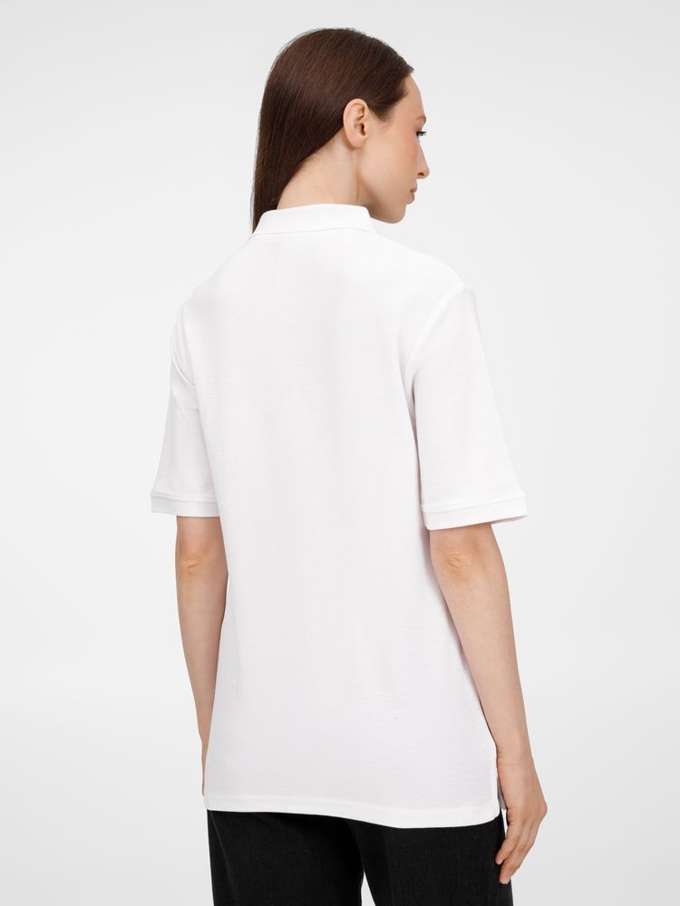 Рубашка поло унисекс Upswing, белая / Миниатюра модельного (1000)