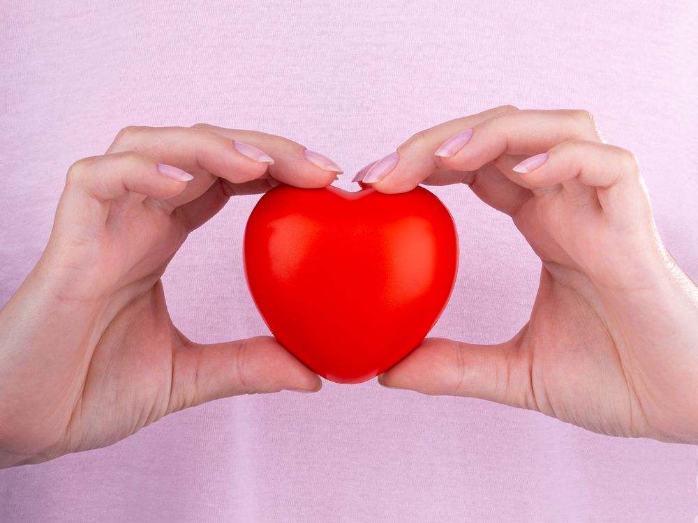 Антистресс «Сердце», красный / Миниатюра имиджевого (1000)