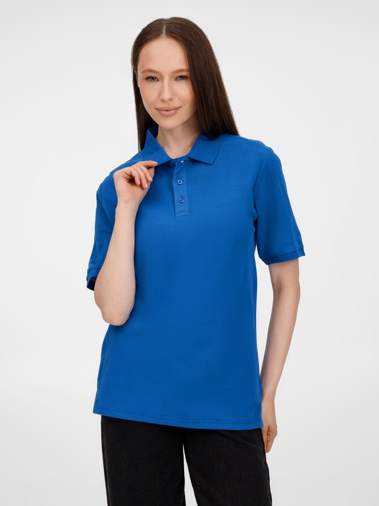 Рубашка поло унисекс Upswing, ярко-синяя / Миниатюра модельного (1000)