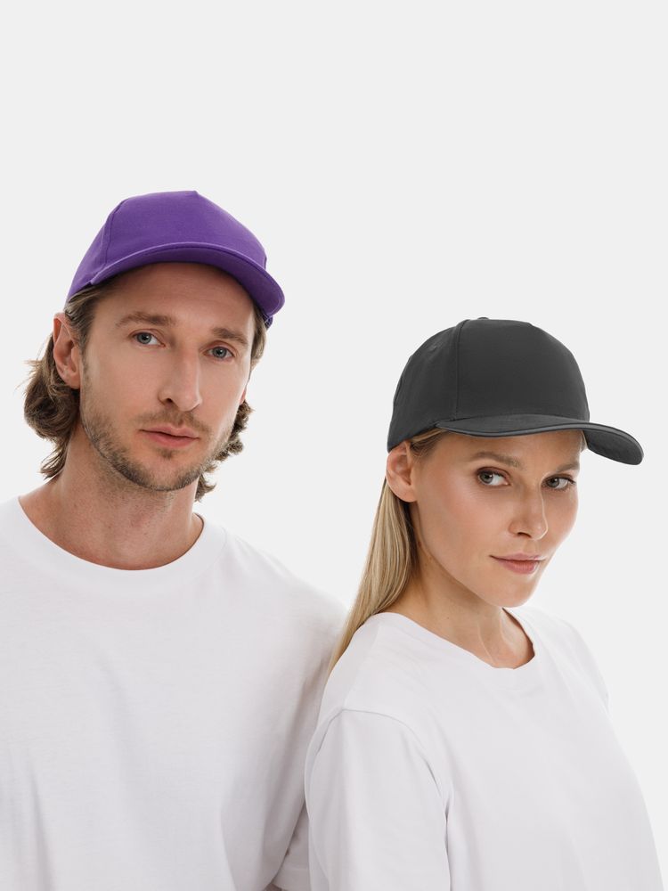 Бейсболка Long Beach, темно-серая со светло-серым / Миниатюра модельного (1000)