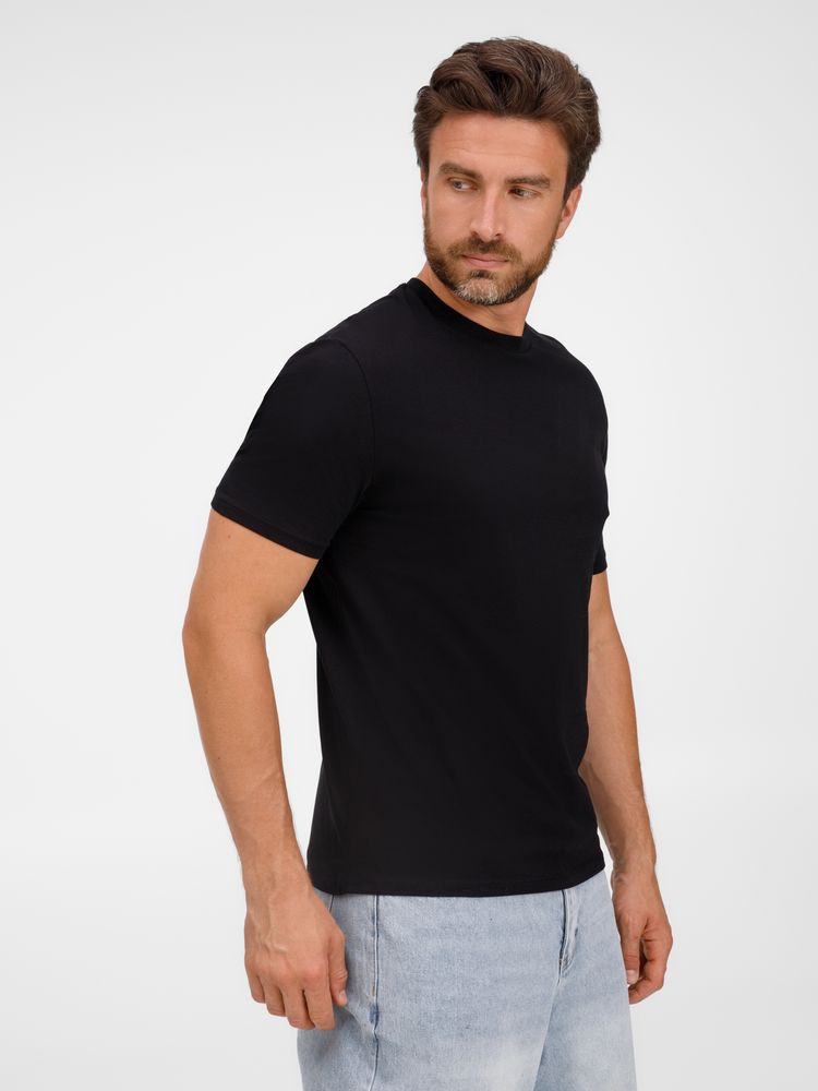 Футболка T-Bolka 180, черная / Миниатюра модельного (1000)