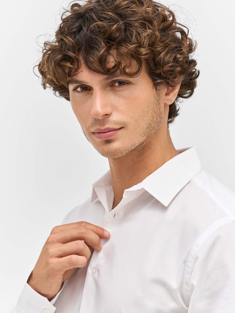 Рубашка мужская Bailey, голубая / Миниатюра модельного (1000)