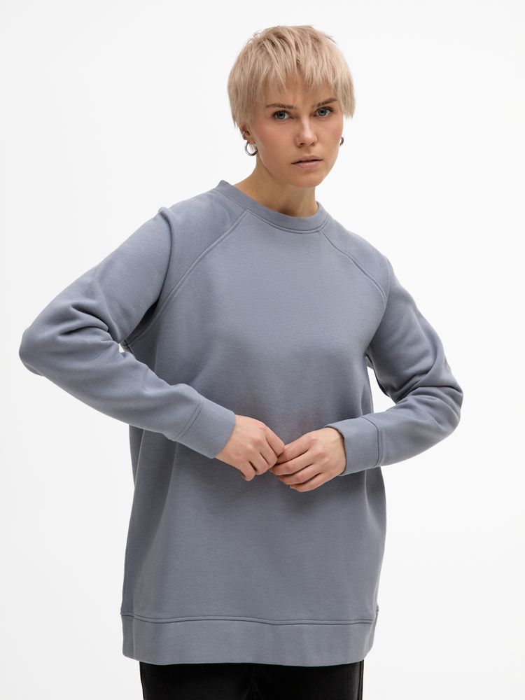 Свитшот унисекс S1, серый / Миниатюра модельного (1000)