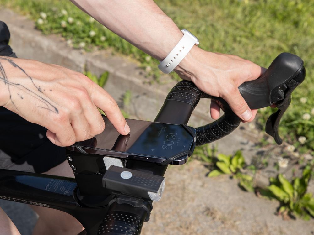 Мультифункциональный держатель для телефона Henfri, черный / Миниатюра имиджевого (1000)