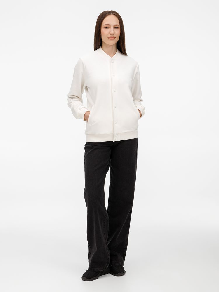 Бомбер унисекс AtmosWear, молочно-белый / Миниатюра модельного (1000)