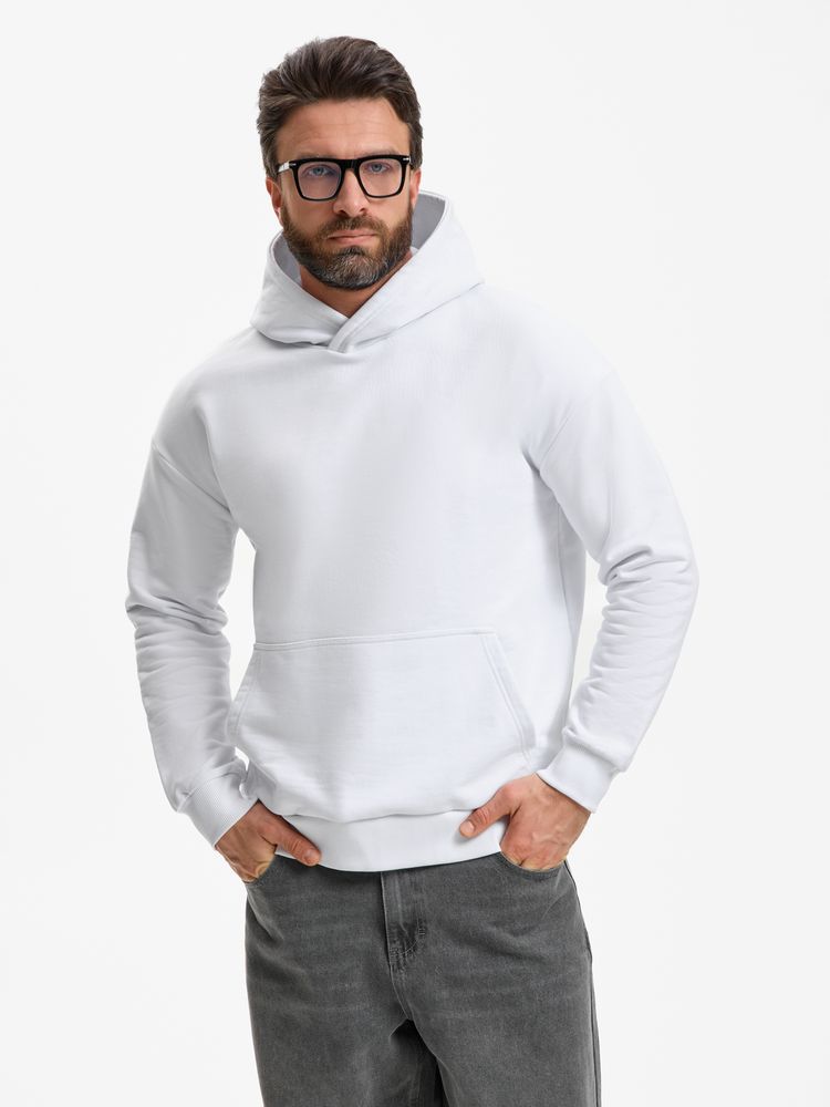 Худи унисекс оверсайз Daylero, белое / Миниатюра модельного (1000)